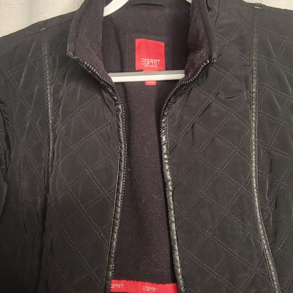 ESPIRIT- Quilted zip-up coat Size XL - Picture 4 of 5